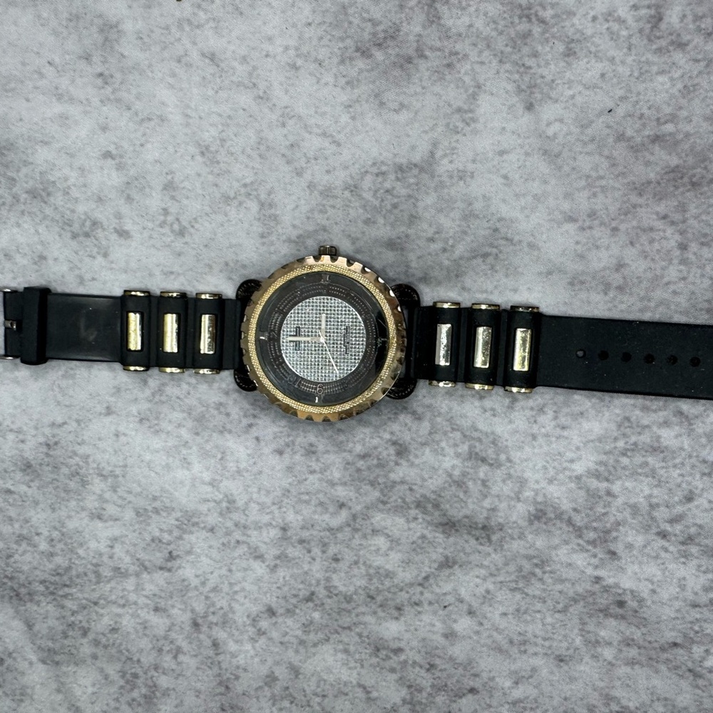 Black and Gold Watch
